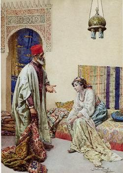 unknow artist Arab or Arabic people and life. Orientalism oil paintings 573 oil painting image